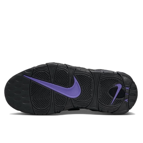 Nike Air More Uptempo Black Purple DX5954-001 Boys Girls Women GS Size 4Y-7Y NWB - Picture 6 of 6